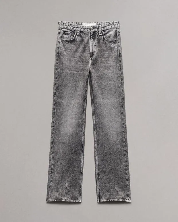 Women Jeans Rag and Bone Miramar Terry Shea Pant Cotton Terry Raven