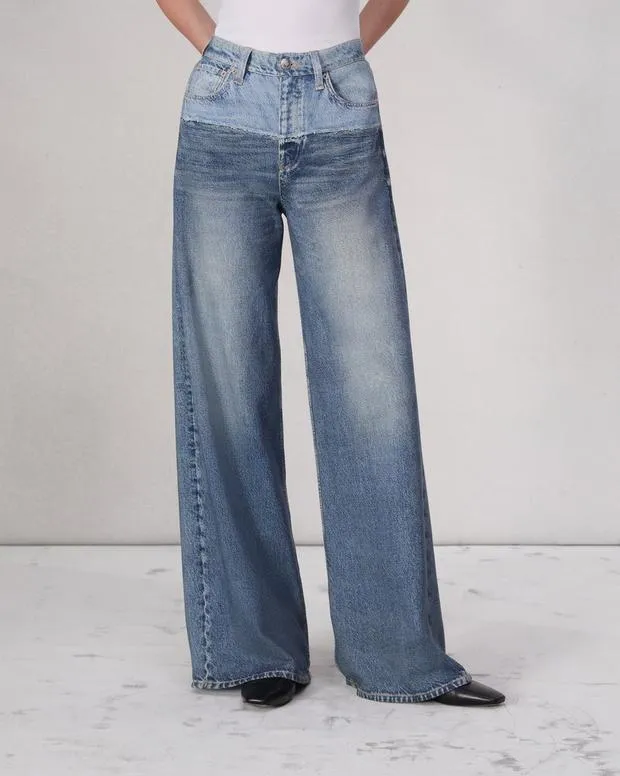 Women Jeans Rag and Bone Miramar Terry Sofie WideLeg Pant Cotton Terry Antonia
