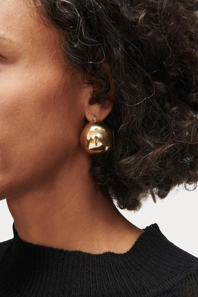 Women Jewelry Rachel Comey Large Keel Hoop Gold