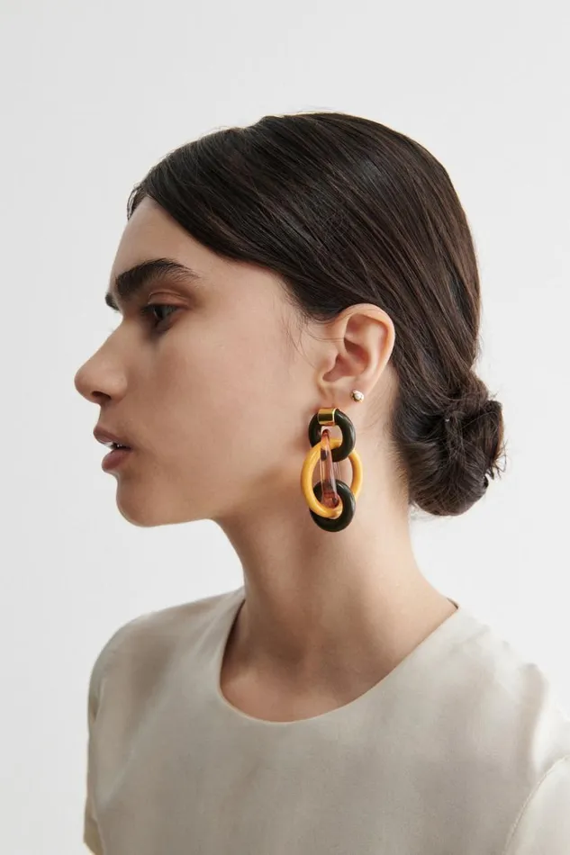 Women Jewelry Rachel Comey Olly Earring Seaweed Multi