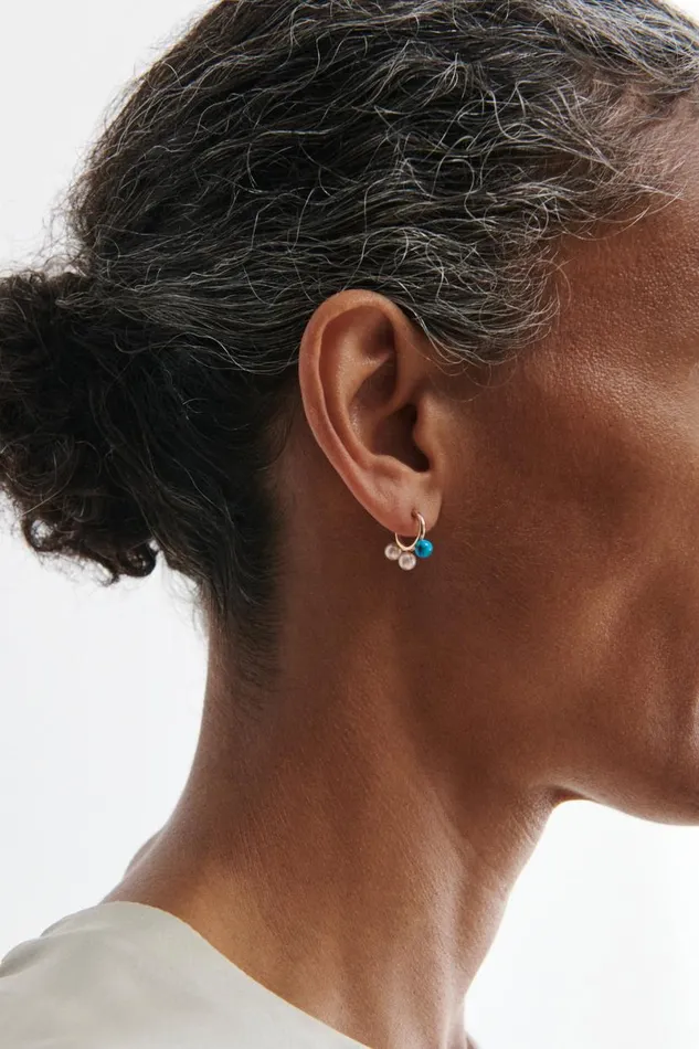 Women Jewelry Rachel Comey Quarry Thale X RC Earring Single Turquoise Pink Pearl Women Jewelry Rachel Comey Quarry Thale X RC Earring Single Turquoise Pink Pearl