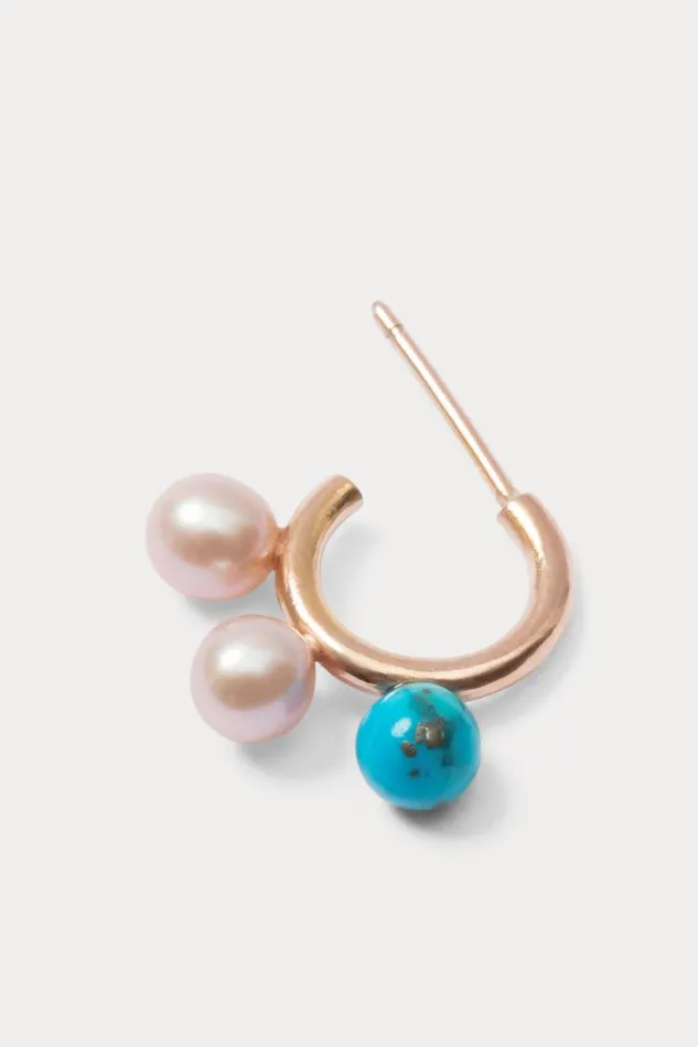 Women Jewelry Rachel Comey Quarry Thale X RC Earring Single Turquoise Pink Pearl Women Jewelry Rachel Comey Quarry Thale X RC Earring Single Turquoise Pink Pearl