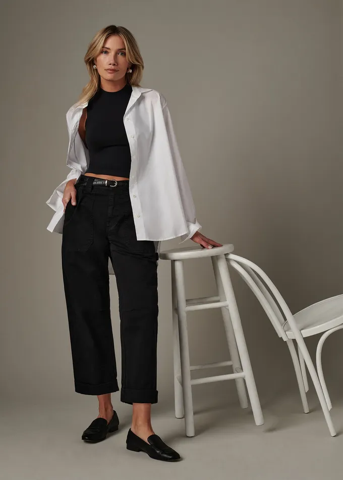 Women Joe8217s Jeans THE BOYFRIEND BUTTON DOWN SHIRT Optic White Tops