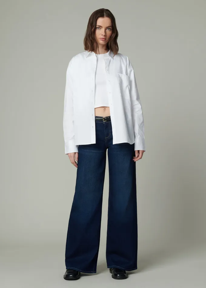 Women Joe8217s Jeans THE BOYFRIEND BUTTON DOWN SHIRT Optic White Tops