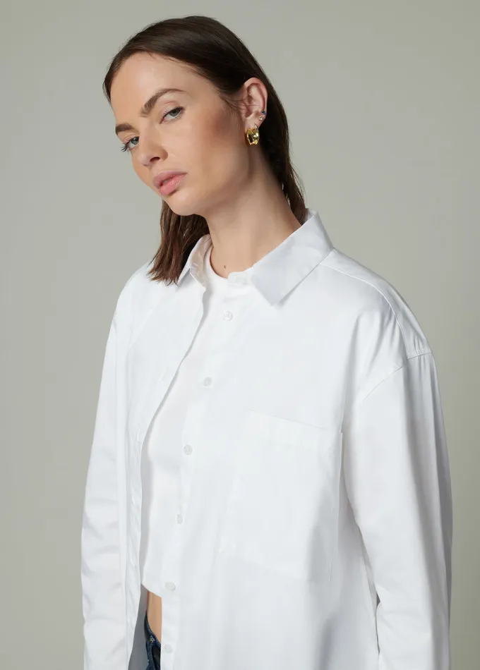 Women Joe8217s Jeans THE BOYFRIEND BUTTON DOWN SHIRT Optic White Tops