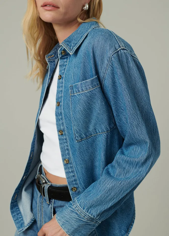 Women Joe8217s Jeans THE CLASSIC DENIM SHIRT Cloud Nine Tops
