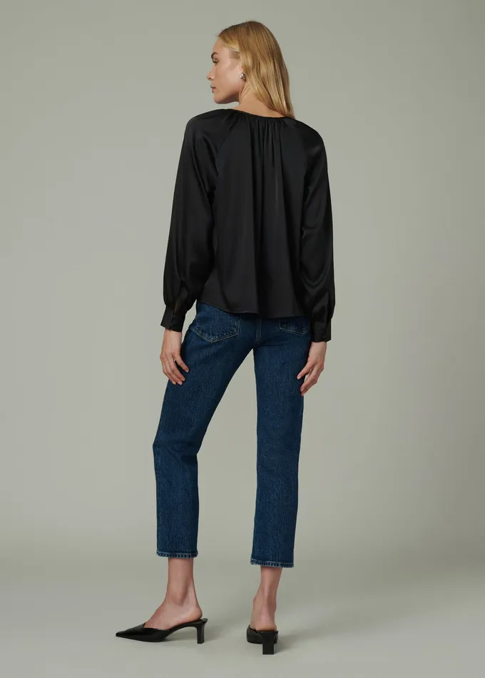 Women Joe8217s Jeans THE EVERDAY BLOUSE Black Tops