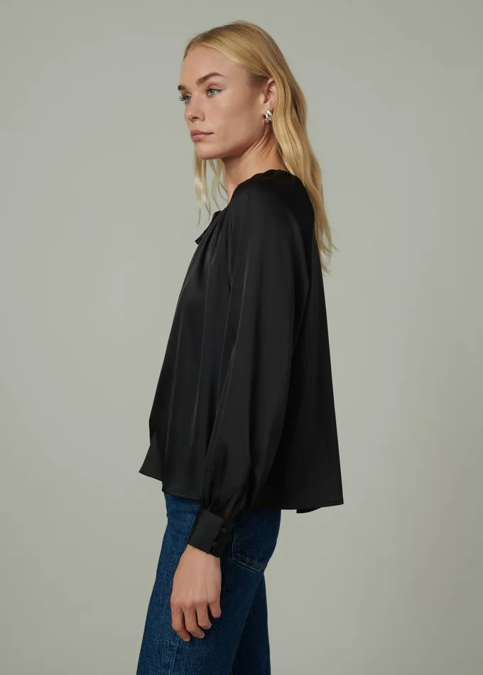 Women Joe8217s Jeans THE EVERDAY BLOUSE Black Tops