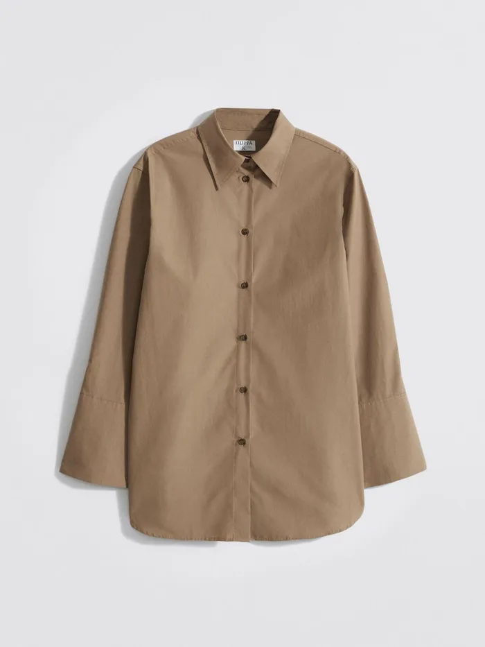 Women Joelle Shirt Dark Khaki Filippa K Shirts and Blouses