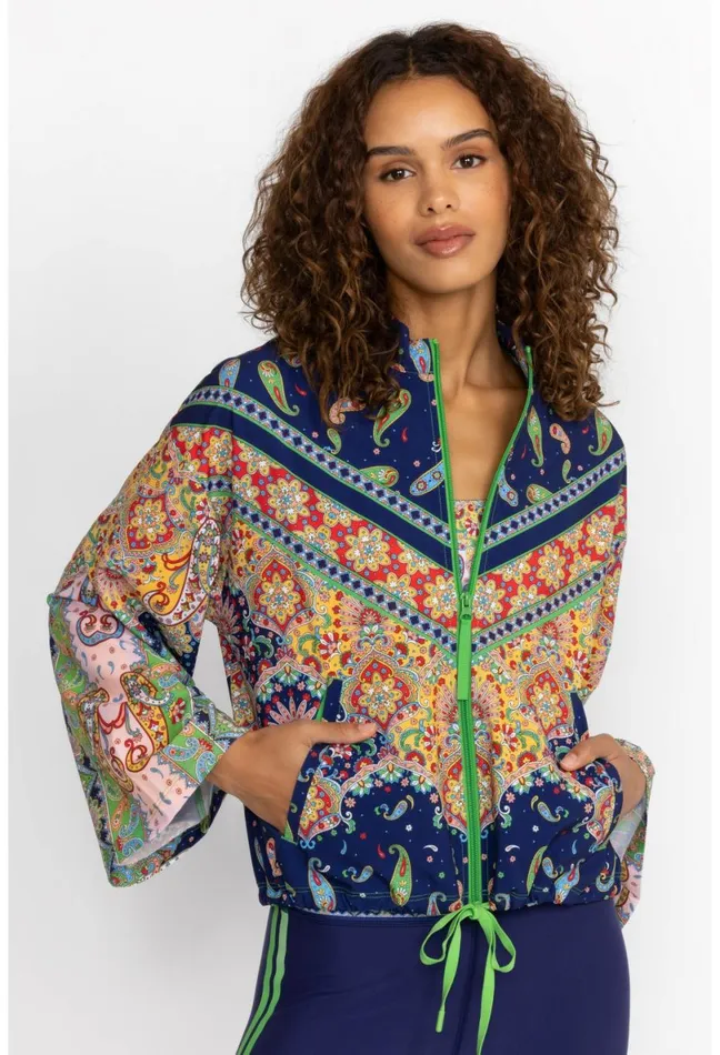 Women Johnny Was Active Breamar Night Kimono Sleeve Drop Shoulder Jacket Breamarnight