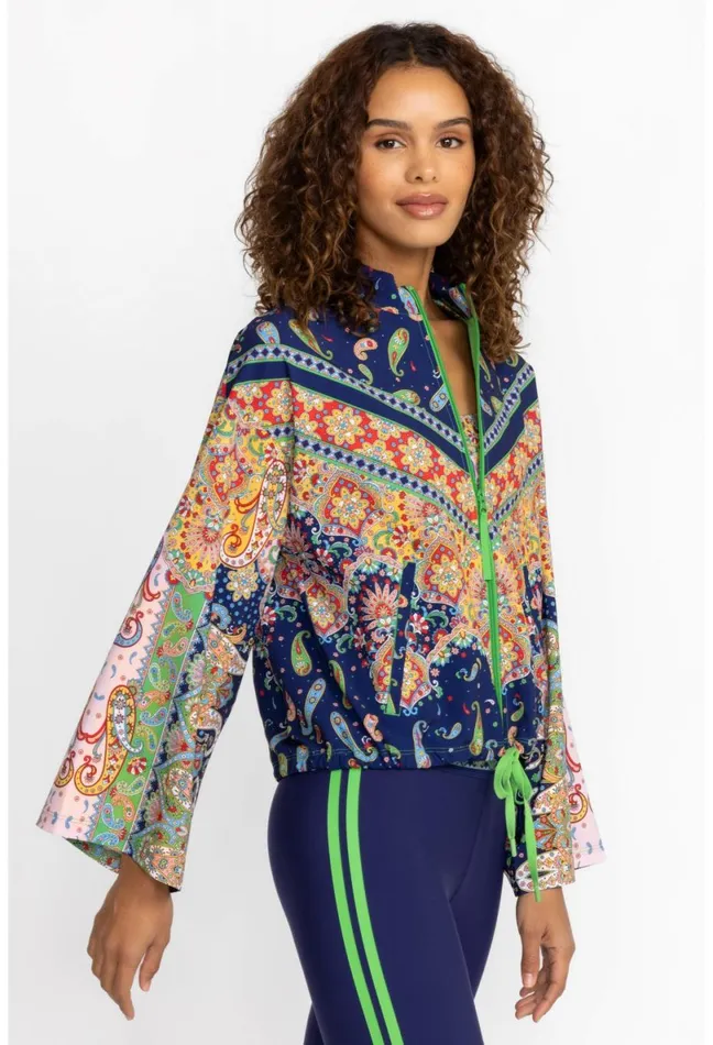 Women Johnny Was Active Breamar Night Kimono Sleeve Drop Shoulder Jacket Breamarnight