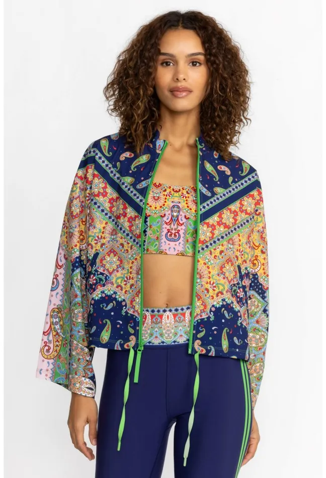Women Johnny Was Active Breamar Night Kimono Sleeve Drop Shoulder Jacket Breamarnight