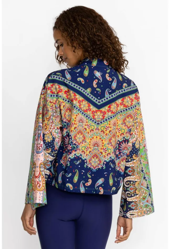 Women Johnny Was Active Breamar Night Kimono Sleeve Drop Shoulder Jacket Breamarnight