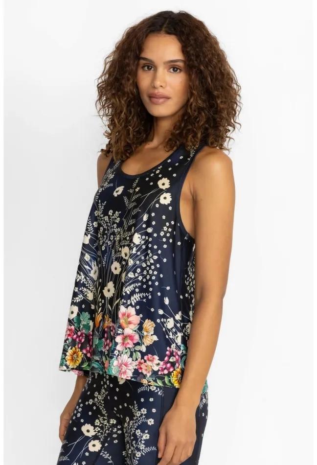 Women Johnny Was Active Bursting Active Racer Back Swing Tank Bursting