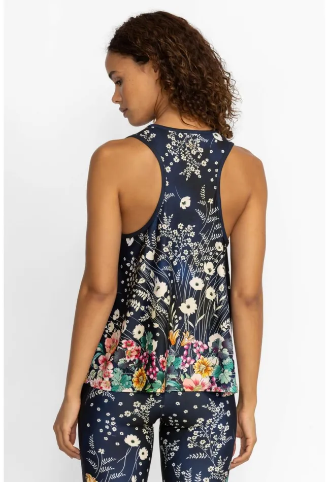 Women Johnny Was Active Bursting Active Racer Back Swing Tank Bursting