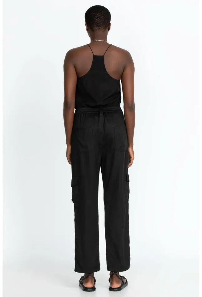 Women Johnny Was Bottoms Cargo Pant Black