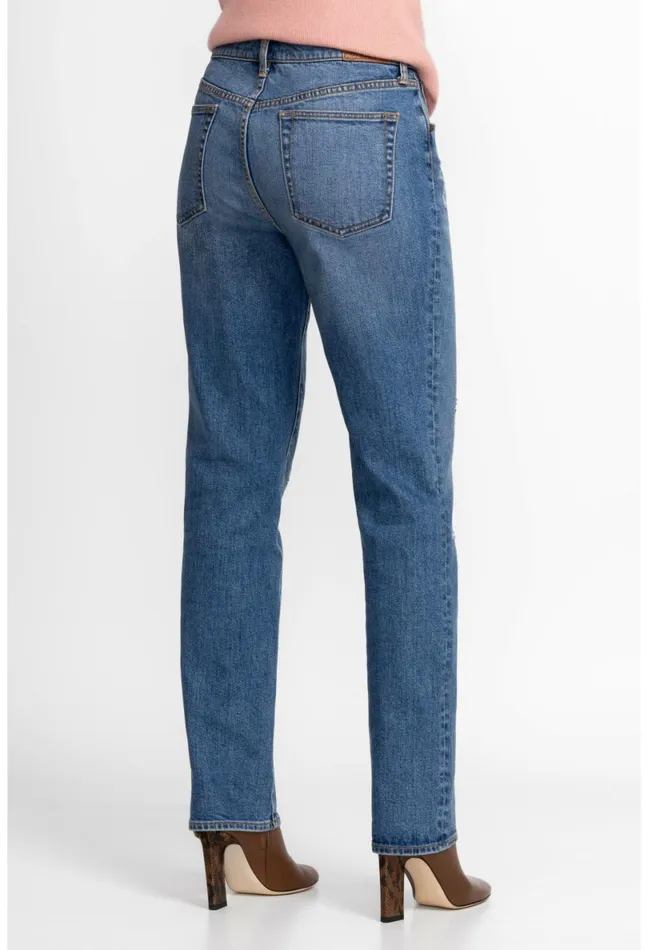 Women Johnny Was Bottoms Woodstock Boyfriend Jean Destroyed Indigo
