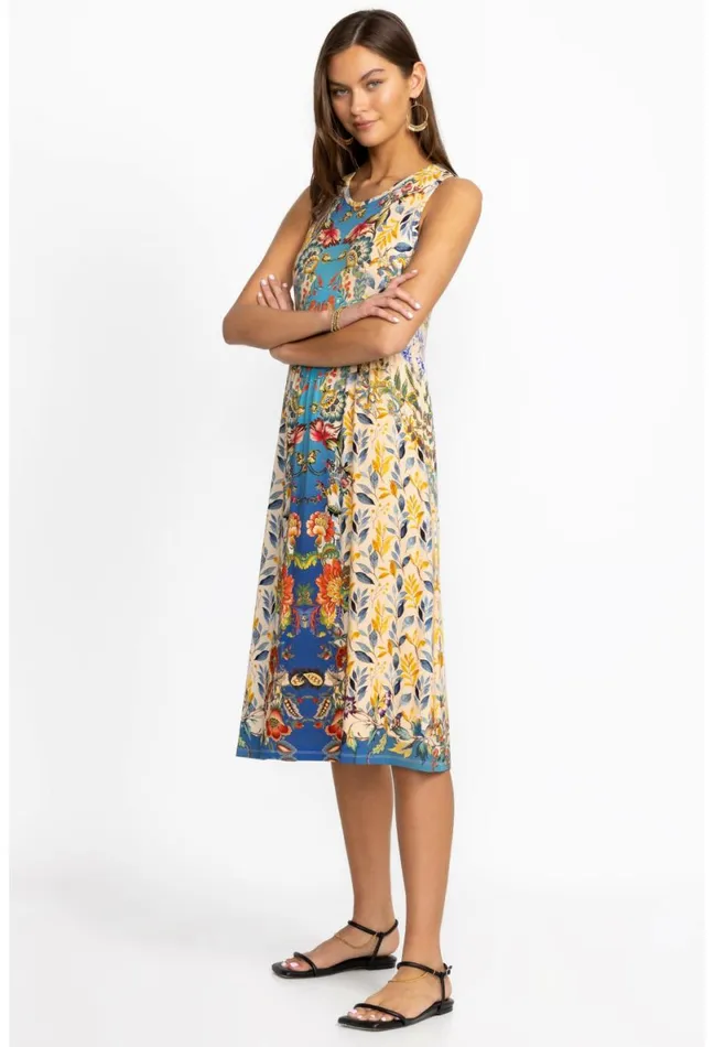 Women Johnny Was Dresses Blu Easy Fit Tank Dress Blu