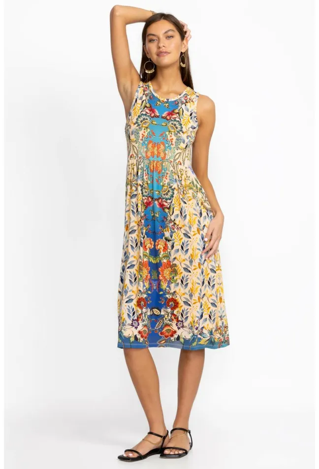Women Johnny Was Dresses Blu Easy Fit Tank Dress Blu