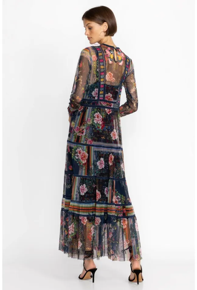 Women Johnny Was Dresses Dayana Mesh Dress Multi