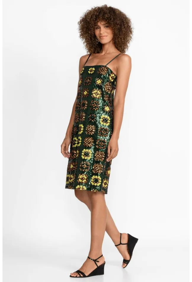 Women Johnny Was Dresses Gemini Sequin Mini Dress Multi