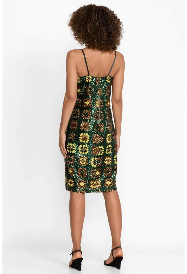 Women Johnny Was Dresses Gemini Sequin Mini Dress Multi