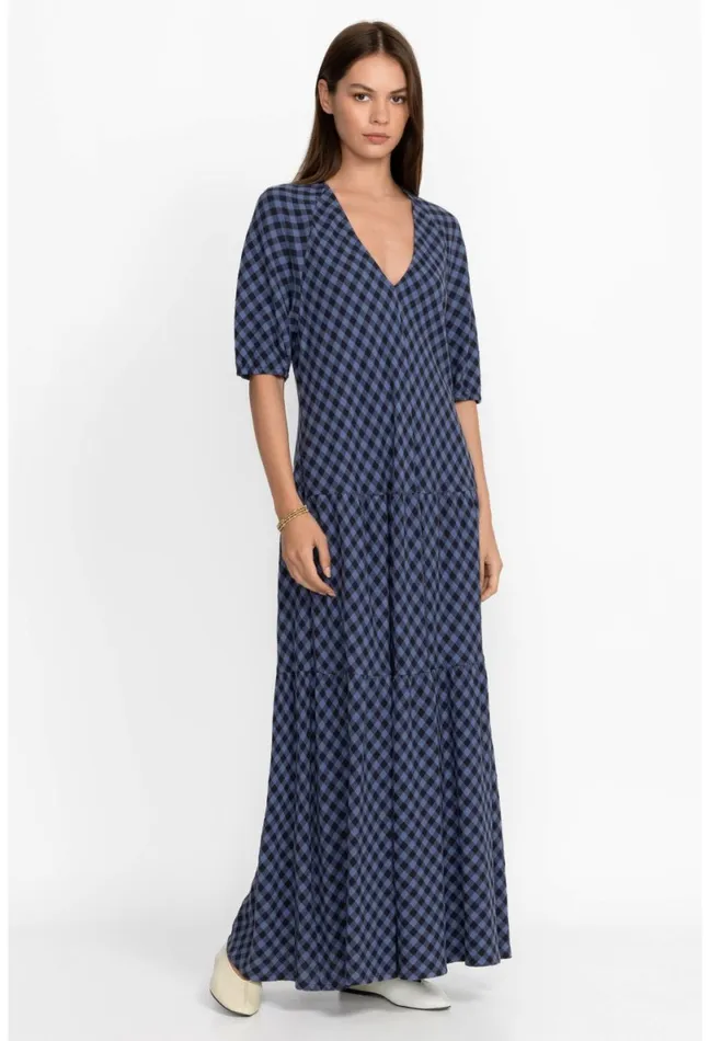 Women Johnny Was Dresses V Neck Tier Dress Multi