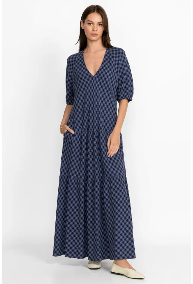 Women Johnny Was Dresses V Neck Tier Dress Multi
