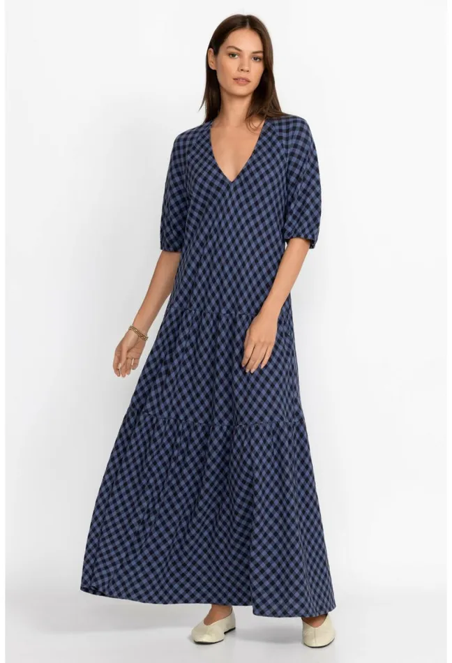 Women Johnny Was Dresses V Neck Tier Dress Multi