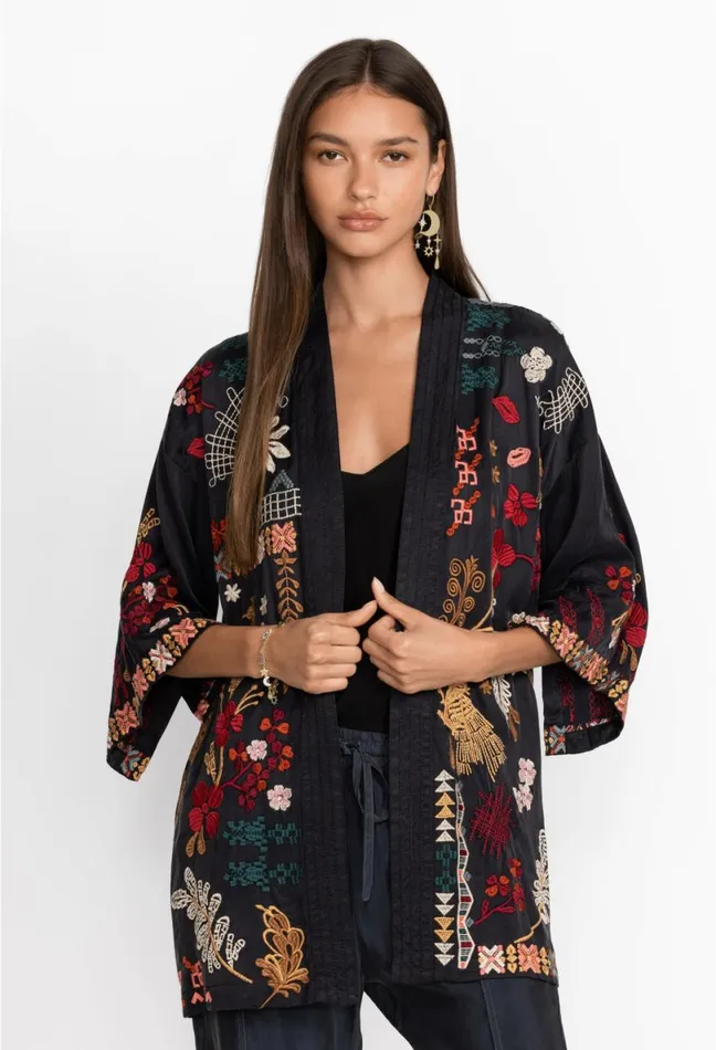 Women Johnny Was Kimonos Zuzu Kimono Black