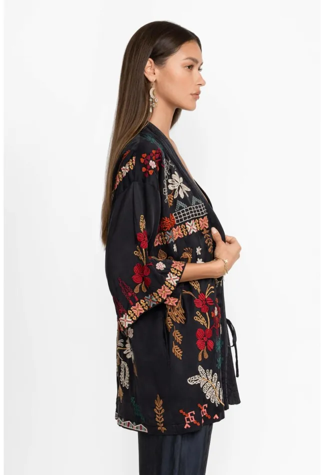 Women Johnny Was Kimonos Zuzu Kimono Black