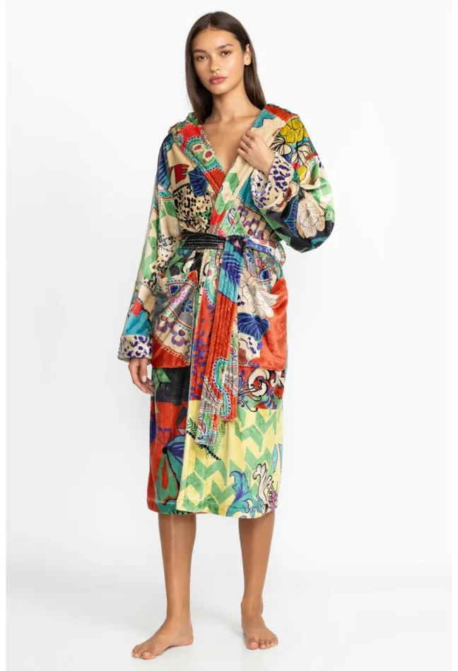 Women Johnny Was Sleepwear Cozy Robe Love