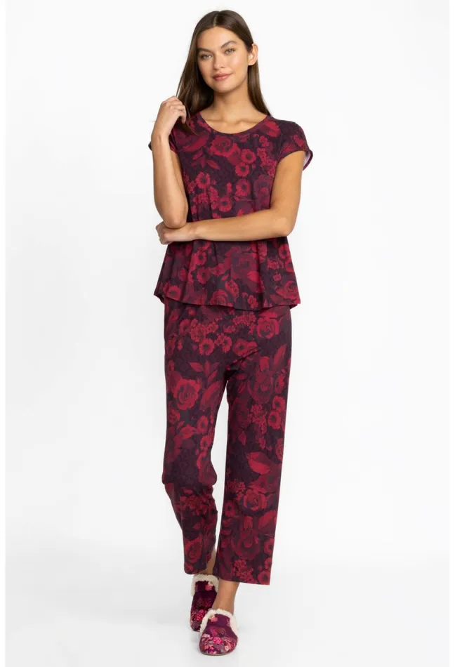 Women Johnny Was Sleepwear The Bobbie Crop Set Carrie