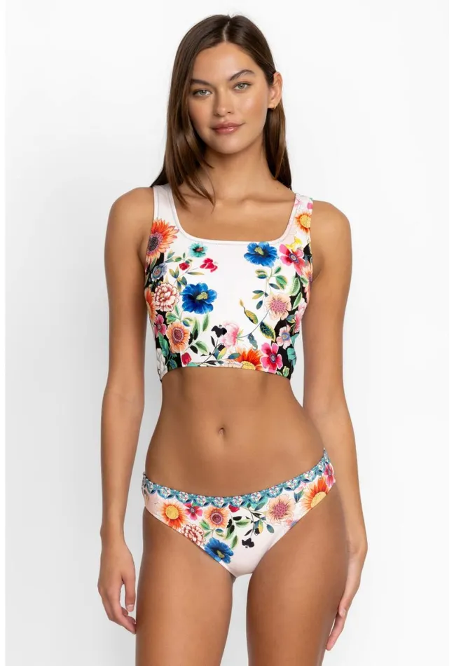 Women Johnny Was Swim and Resort Evening Palace Tank Bikini Top Evening