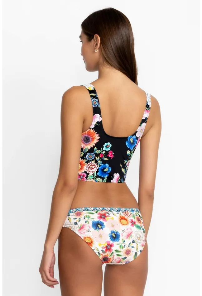 Women Johnny Was Swim and Resort Evening Palace Tank Bikini Top Evening
