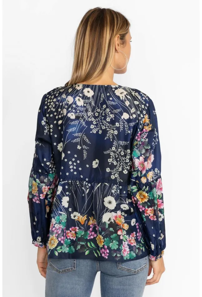 Women Johnny Was Tops Bursting Echo Blouse Bursting