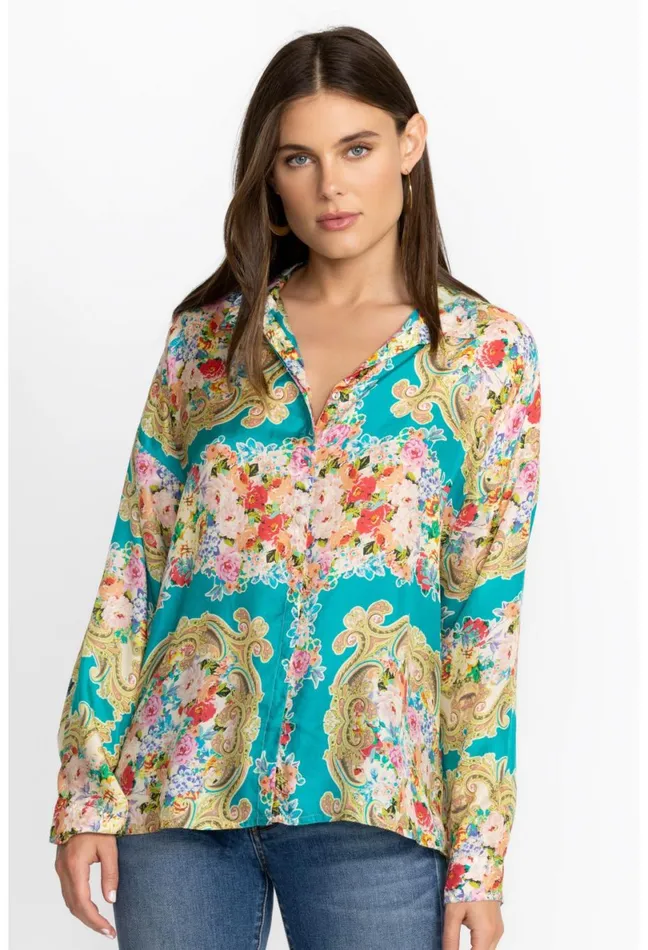 Women Johnny Was Tops Rivoray Arie Button Up Rivoray