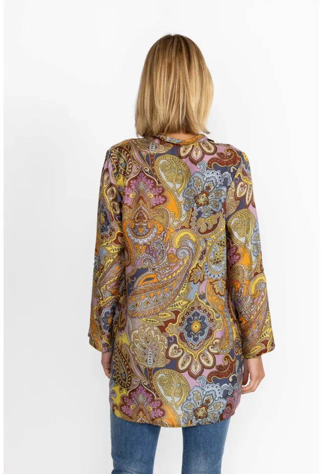 Women Johnny Was Tops Sandalwood Tunic Sandalwood