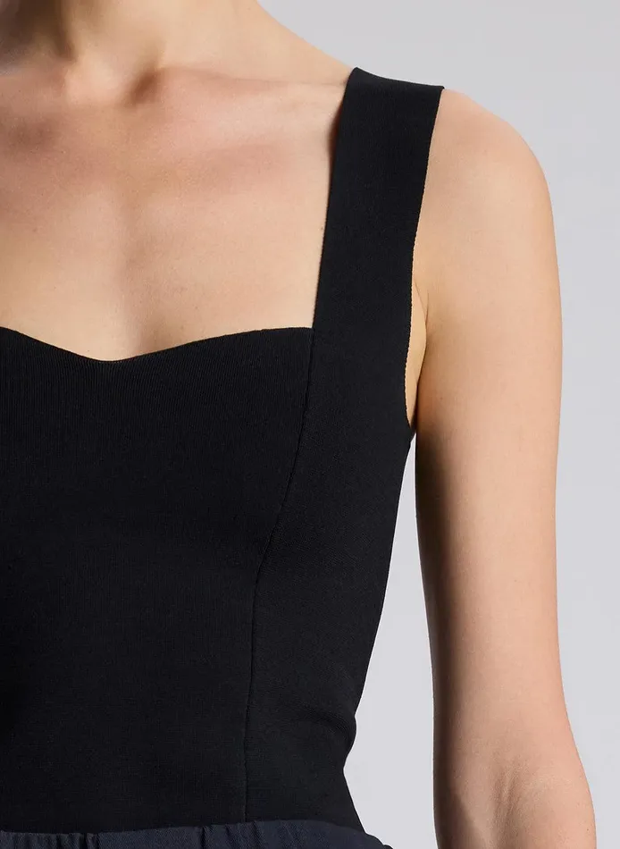 Women Jordana Compact Knit Top Black ALC Tops