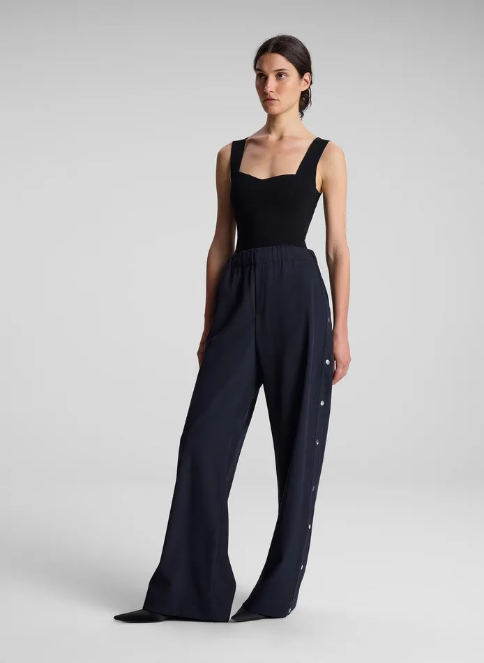 Women Jordana Compact Knit Top Black ALC Tops