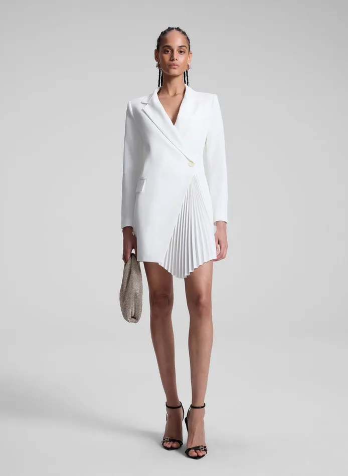 Women Juliet Pleated Blazer Dress Daikon ALC Dresses