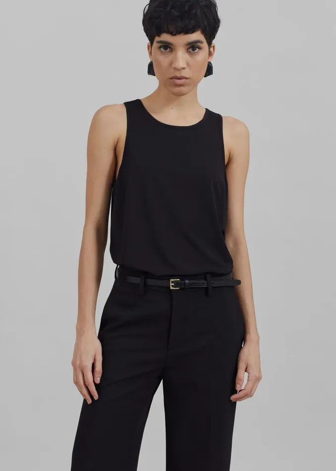 Women Katie Flared Pants 8211 Black The Frankie Shop Bottoms