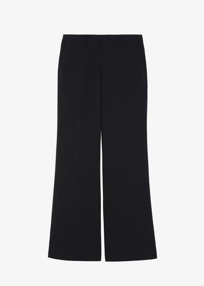 Women Katie Flared Pants 8211 Black The Frankie Shop Bottoms