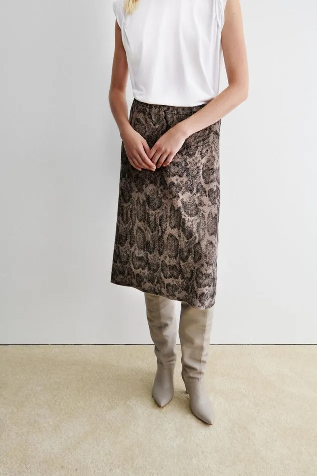 Women Knits Rachel Comey Amis Skirt Taupe Women Knits Rachel Comey Amis Skirt Taupe