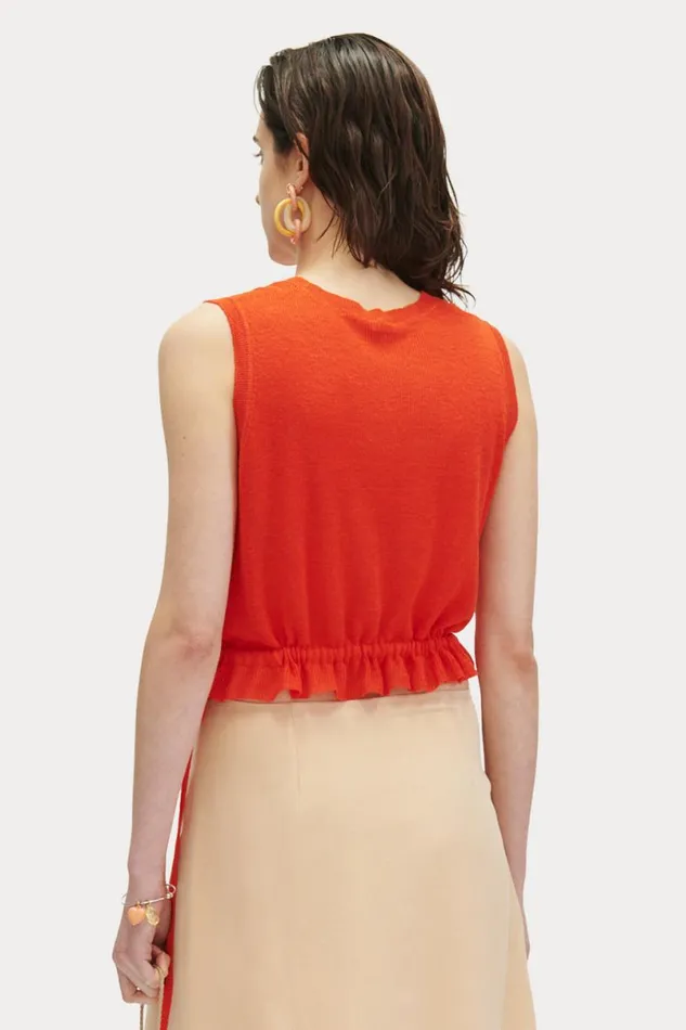 Women Knits Rachel Comey New Aires Top Coral Women Knits Rachel Comey New Aires Top Coral