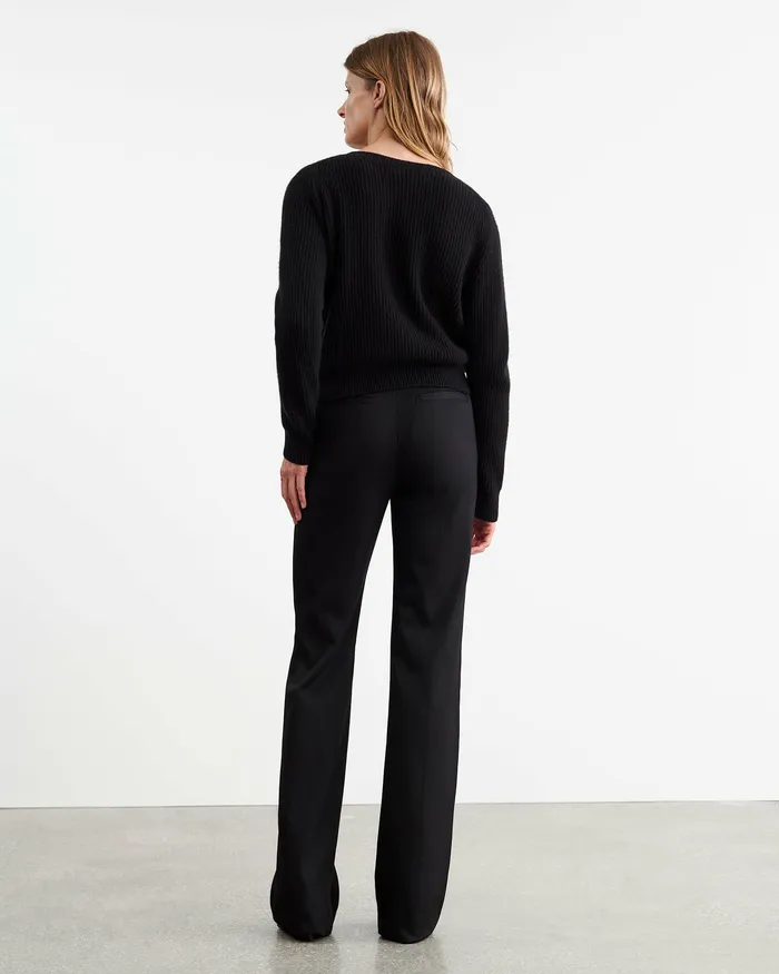 Women KORINA CASHMERE SWEATER Espresso Knits and Sweaters Nili Lotan