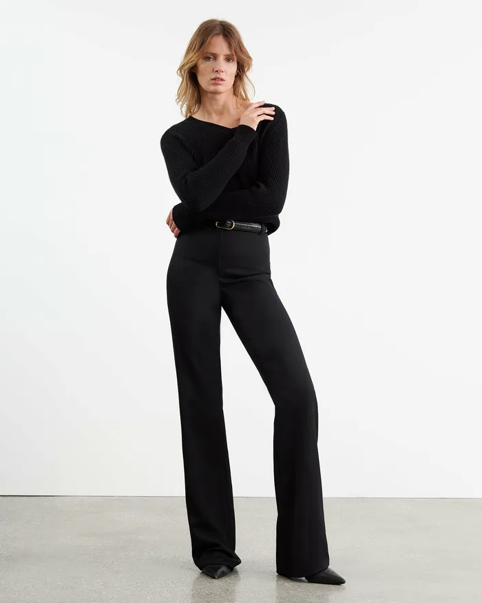 Women KORINA CASHMERE SWEATER Espresso Knits and Sweaters Nili Lotan