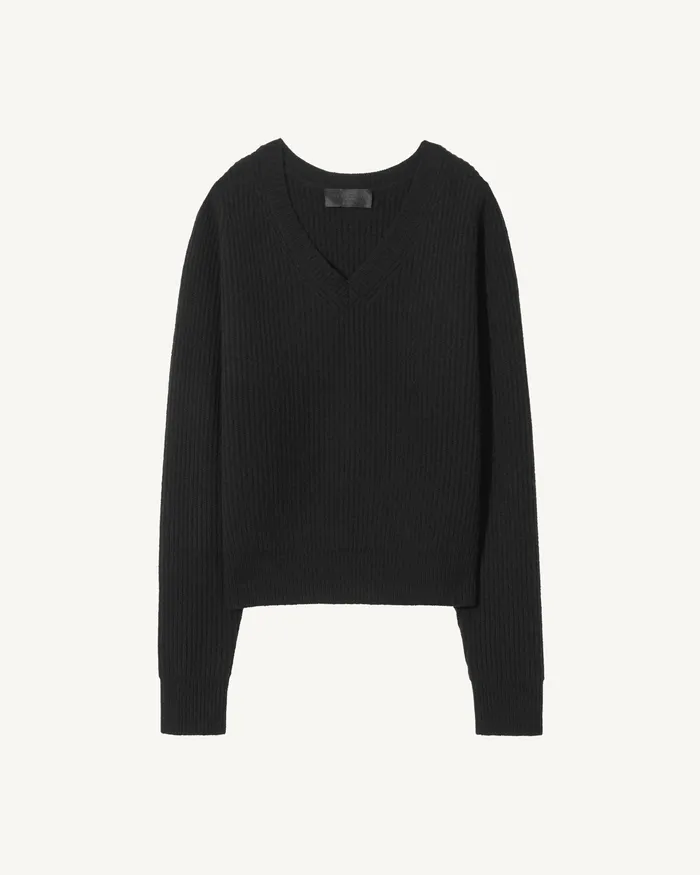 Women KORINA CASHMERE SWEATER Espresso Knits and Sweaters Nili Lotan