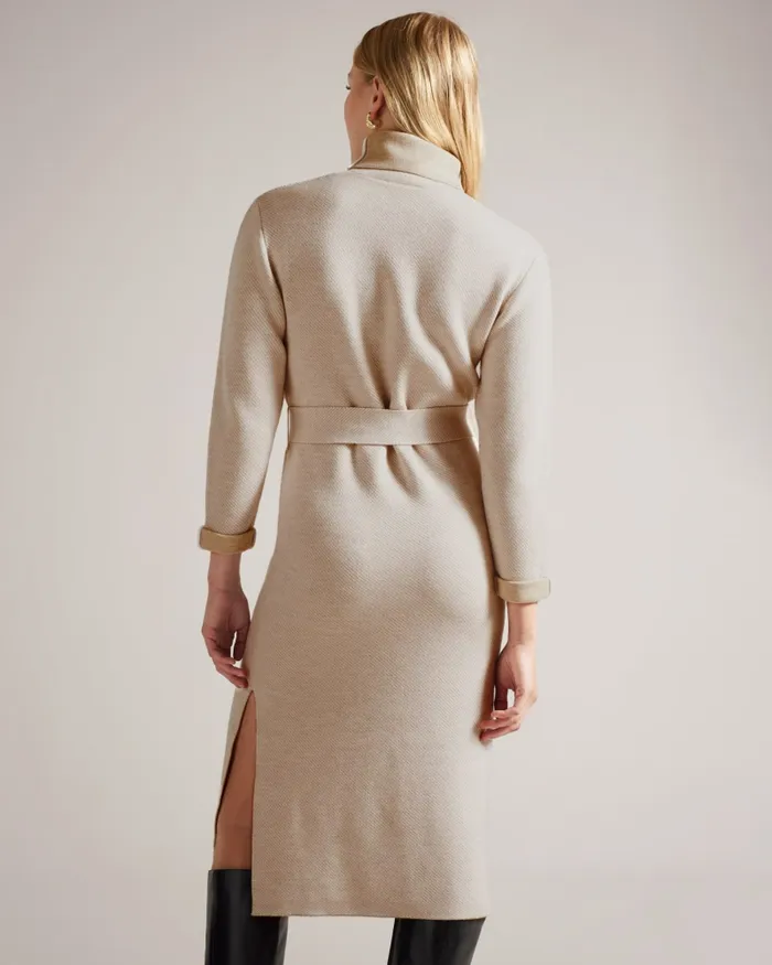 Women LARALEE 8211 Relaxed Fit Knitted Dress Natural Ted Baker Dresses Women LARALEE 8211 Relaxed Fit Knitted Dress Natural Ted Baker Dresses