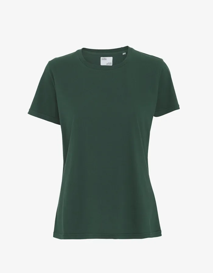 Women Light Organic Tee 8211 Emerald Green Women TShirts Colorfulstandard